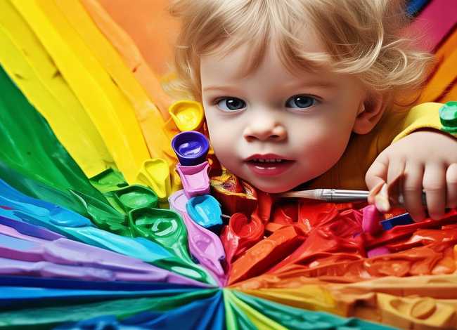 儿童故事彩虹颜料，故事彩虹的颜色文字版