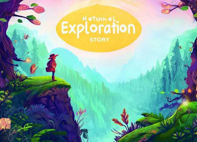 儿童故事画报自然探秘出版物号 - 自然探索故事