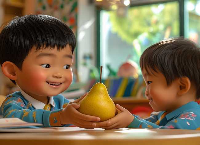 儿童版孔融让梨幼儿故事，孔融让梨 幼儿故事