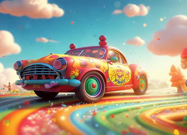 儿童故事汽车书、小汽车故事书