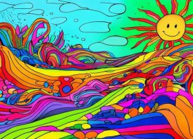 儿童画线条世界；线条世界简笔画想象篇幼儿