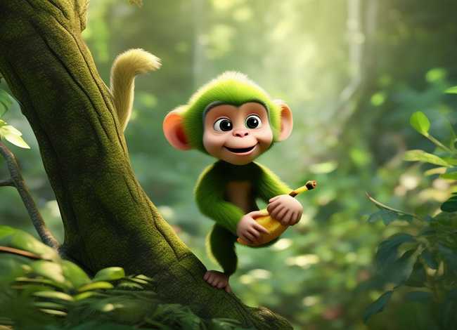 小猴短故事；小猴子简短小故事