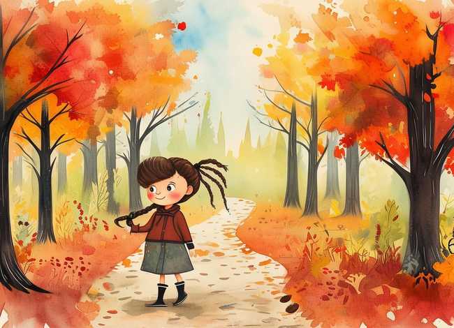 找秋天故事（找秋天故事画）