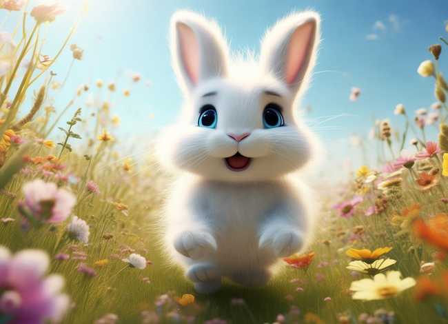 儿童故事小白兔白又白儿歌 - 儿歌童谣小白兔白又白