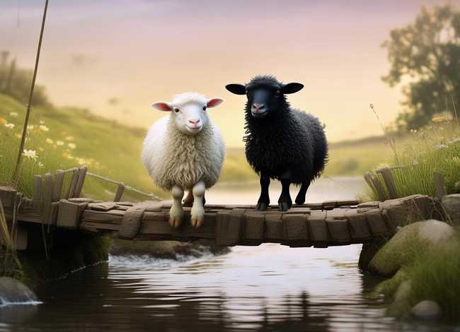 儿童故事小羊过独木桥 播放幼儿故事两只小羊过独木桥