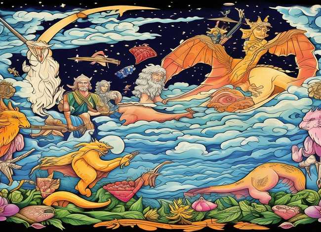 英语神话故事手抄报、英语神话故事手抄报简单又漂亮