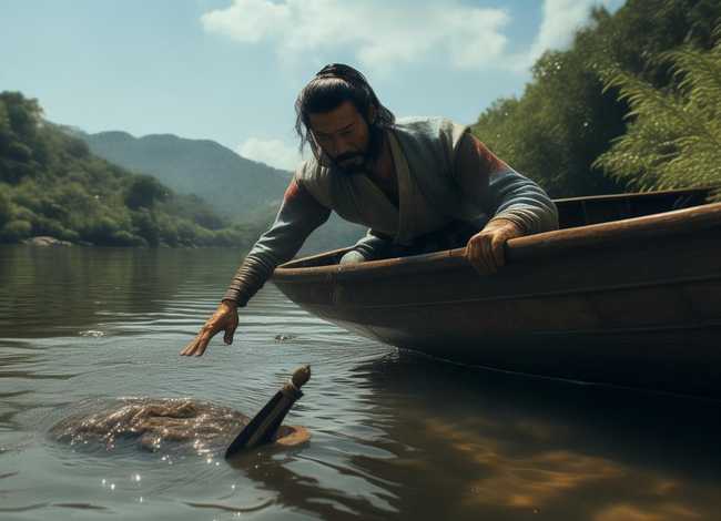 刻舟求剑简单故事（刻舟求剑简单的故事）