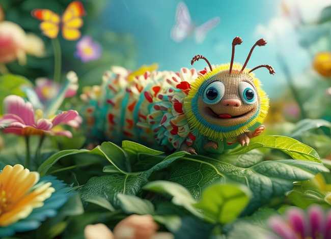 毛毛虫儿童故事 - 毛毛虫幼儿故事