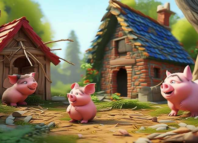 三只小猪盖房子故事、三只小猪盖房子故事免费听