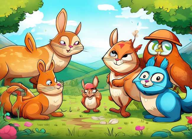 动物绘本故事简笔画 - 动物绘本故事简笔画图片