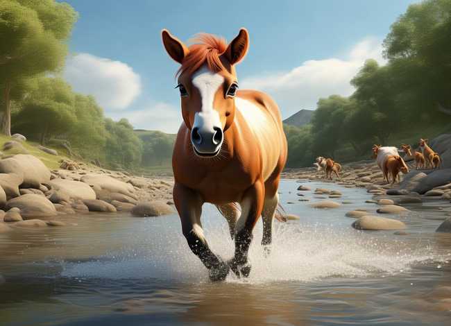 儿童故事小马过河的故事文字、小马过河故事文字版简短版