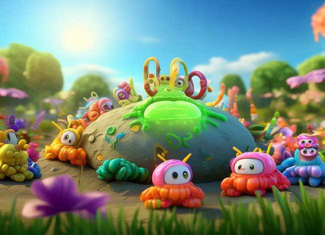 毛毛虫的故事早教视频0-3岁启蒙，关于毛毛虫的故事视频