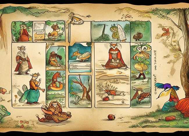 古代寓言故事手绘 古代寓言故事手绘试卷加插图