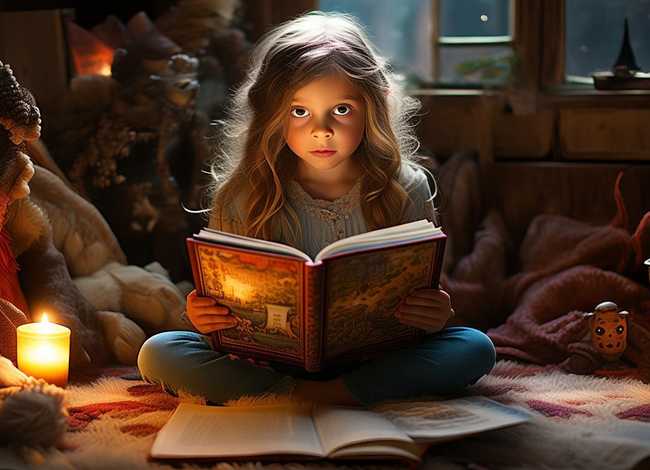 听童话故事书、听童话的作品