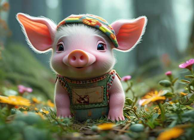 儿童故事 小猪皮皮的故事 - 小猪唏哩呼噜的故事皮皮是什么动物