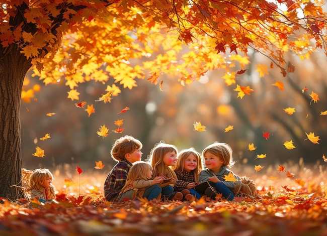 关于秋天的儿童故事、关于秋天的幼儿故事3-4分钟