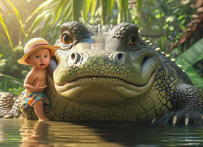 儿童故事鳄鱼的故事（关于鳄鱼的幼儿故事）