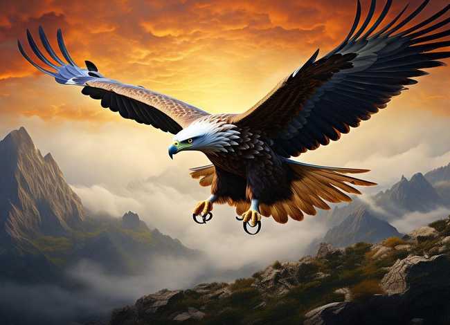 关于老鹰的故事简短 关于老鹰的故事简短50字