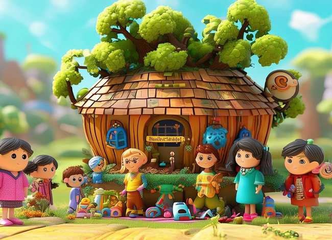 名字的故事绘本幼儿园；名字的故事幼儿园图片绘画