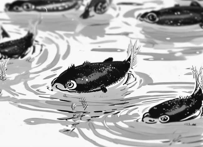 小蝌蚪找妈妈水墨画动画片（小蝌蚪找妈妈水墨画动画片观后感）