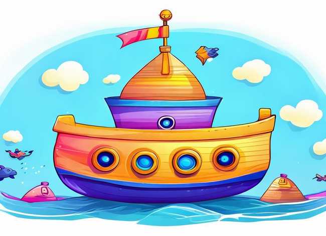 儿童轮船图片 - 儿童轮船图片简笔画