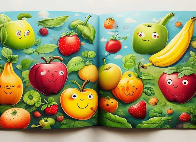 儿童水果故事书；幼儿水果故事绘本