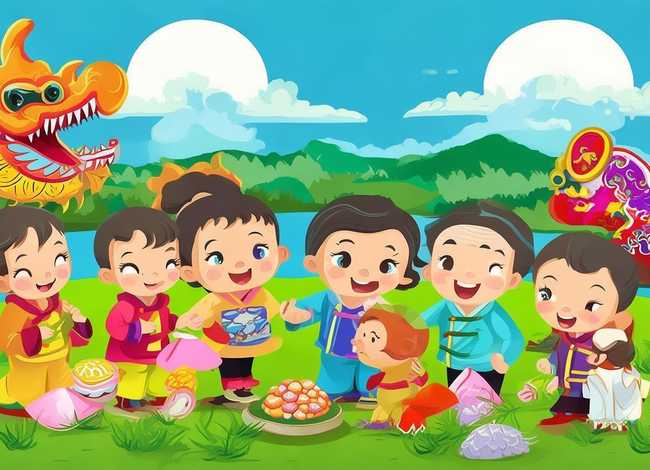 端午节儿童故事背景视频 端午节幼儿故事视频