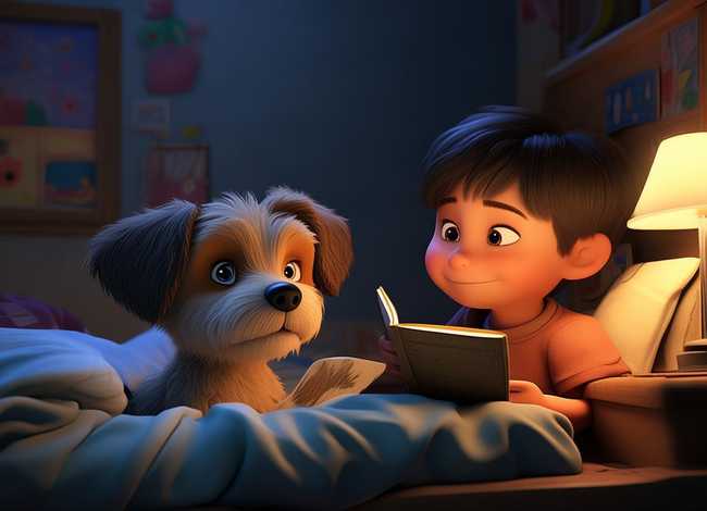 儿童睡前故事流浪狗（流浪狗和小男孩的故事）
