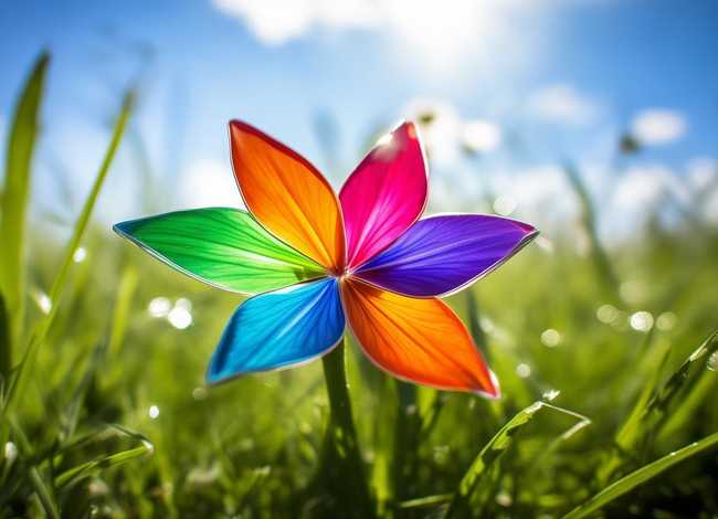 七色花故事图片配图 - 七色花故事图片配图简单