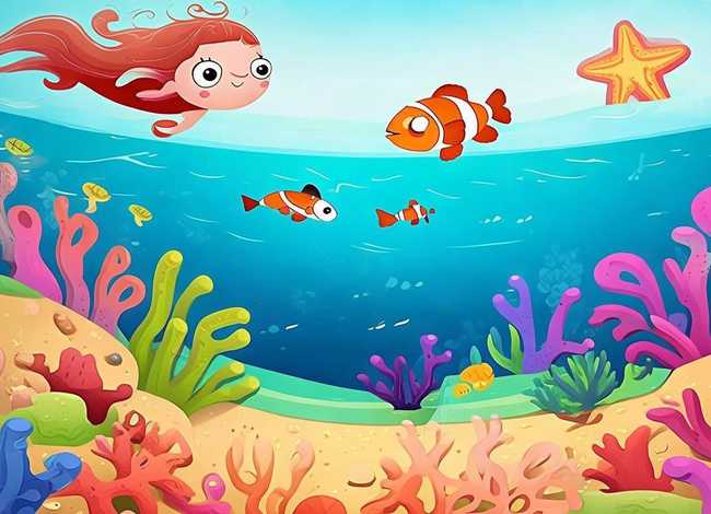海洋小故事绘本；海洋小故事绘本图片