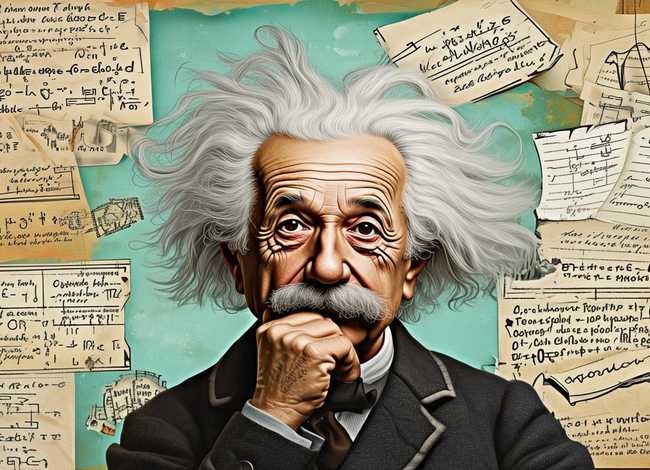 爱因斯坦的故事图片（爱因斯坦的故事图片大全）