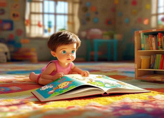 读书的故事儿童画、简单又好画的读书故事