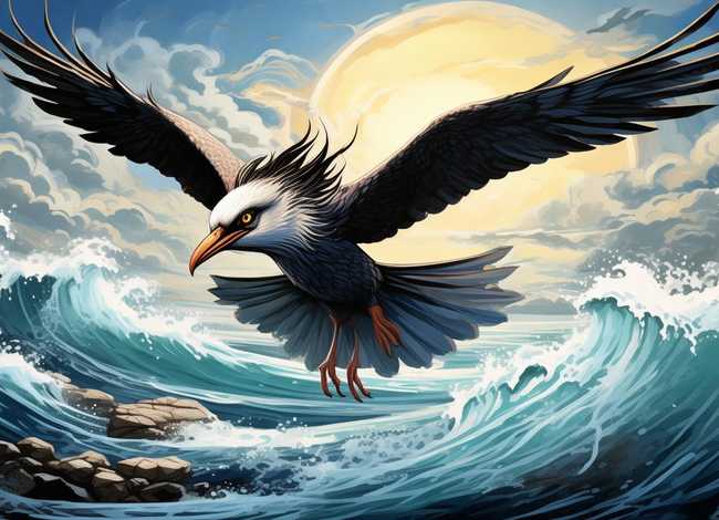 神话故事手抄报精卫填海，神话故事手抄报精卫填海怎么画