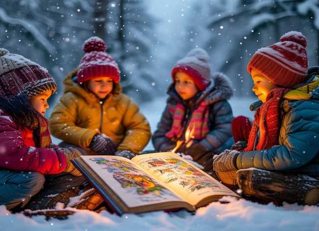 冬天的约定儿童故事、幼儿故事冬天的约定