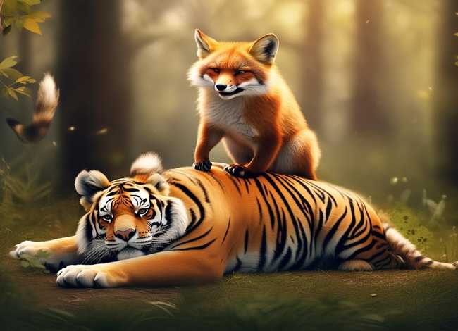 儿童寓言狐假虎威，儿童寓言狐假虎威原文