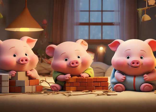 儿童睡前故事三只小猪（幼儿睡前故事三只小猪）