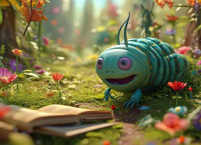 儿童故事毛毛虫去哪了 - 绘本故事毛毛虫去哪儿了