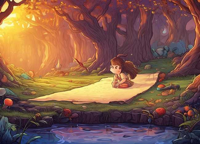 说说画里的故事、画里的故事创意画图片