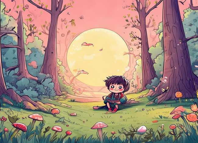 大自然的故事儿童画、播放大自然的故事