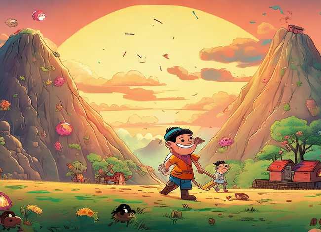 儿童睡前故事愚公移山的故事（愚公移山的故事幼儿版）