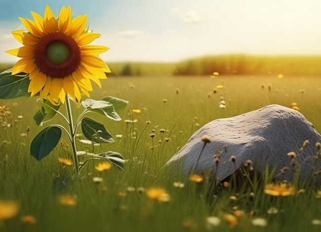 向日葵和石头的故事（向日葵和石头的故事感悟）