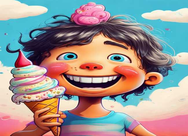 冰淇淋儿童简笔画 冰淇淋儿童简笔画怎么画