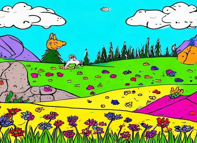 儿童童话故事手绘画简单；儿童童话手抄报 简单