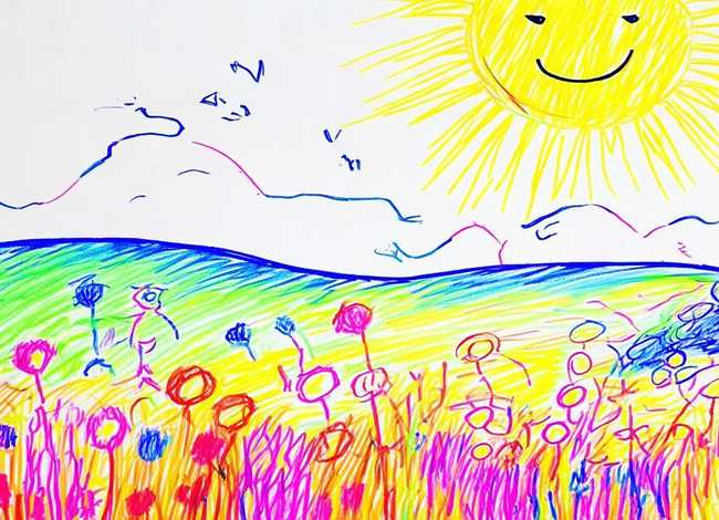 线条画儿童画简单；线条画儿童画简单又好看