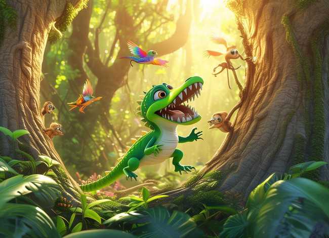 会爬树的鳄鱼世界儿童故事精品（会爬树的鳄鱼书籍）