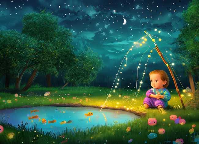 钓鱼的故事睡前儿童 儿歌钓鱼的故事 钓鱼的故事睡前儿童 儿歌钓鱼的故事
