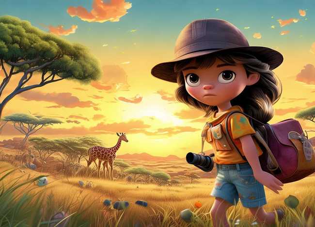 罗拉找王子绘本故事、罗拉要去非洲绘本故事