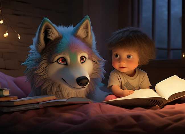 儿童睡前故事狼外婆；睡前故事狼外婆的故事