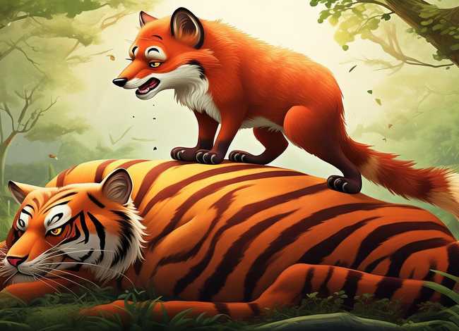 狐假虎威的儿童故事注音（狐假虎威的故事注音版）