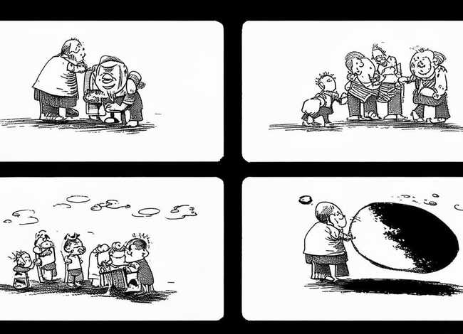 成语故事连环画4幅图简笔画 成语故事连环画4幅图简笔画大全